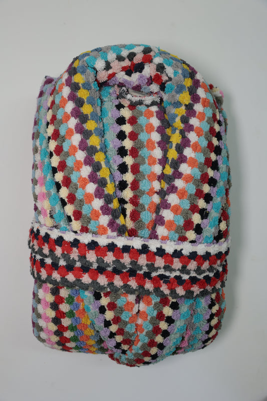 THICK COLORFUL BATHROBE image 1