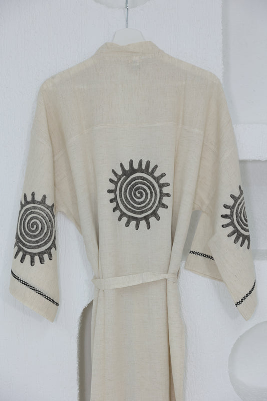 LINEN BATHROBE image 1
