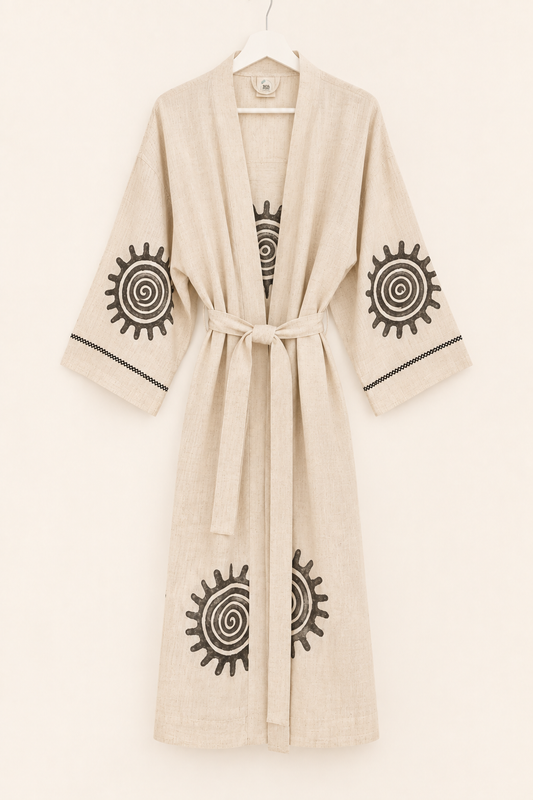 Linen Bathrobe