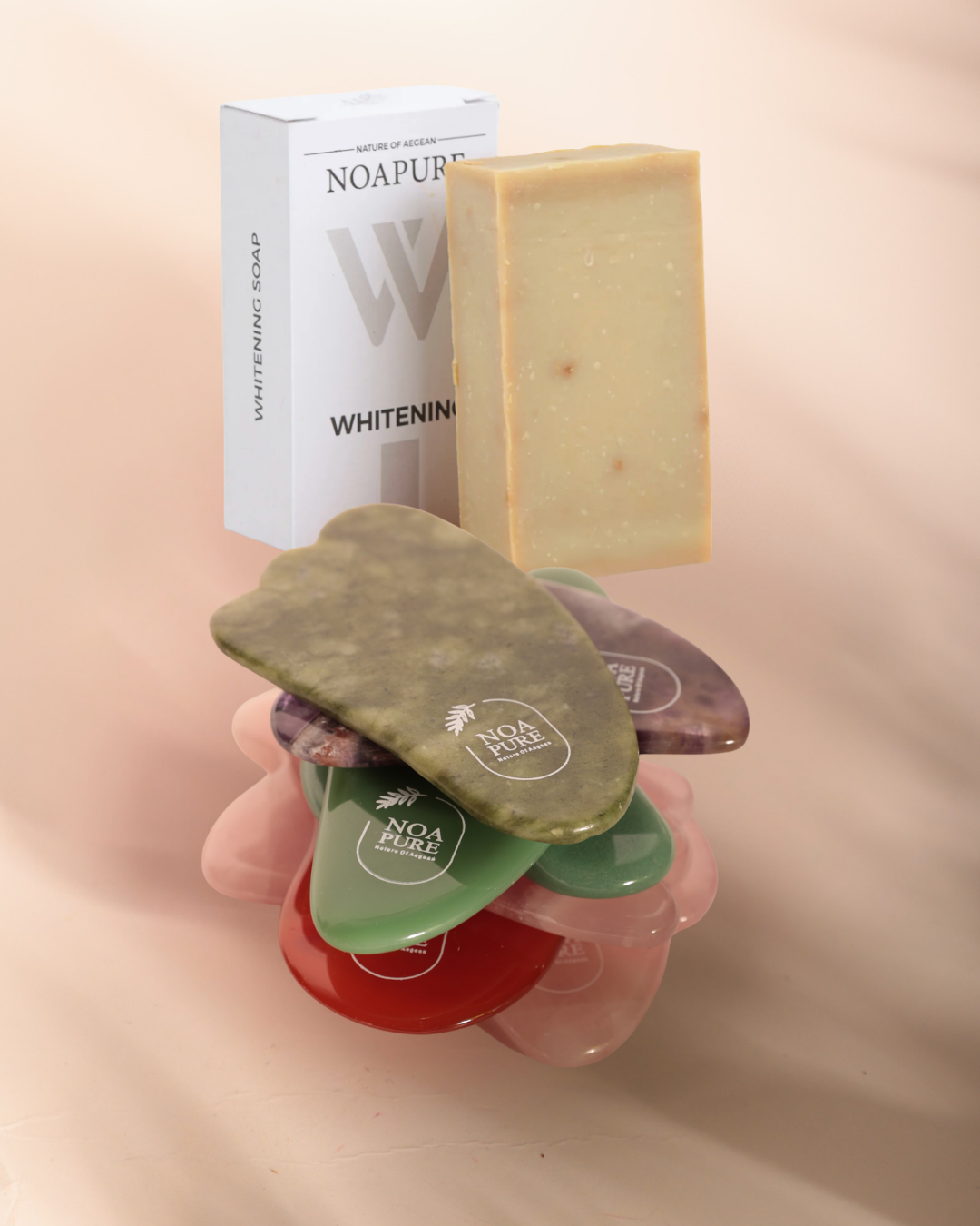 GUA SHA STONES  + FACIAL SOAP BUNDLE