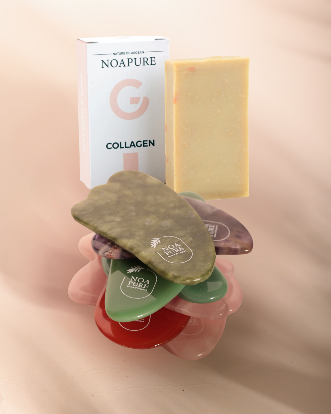 GUA SHA STONES  + FACIAL SOAP BUNDLE