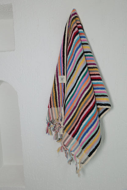 HAND TOWEL - COLORFUL STRIPED image 0