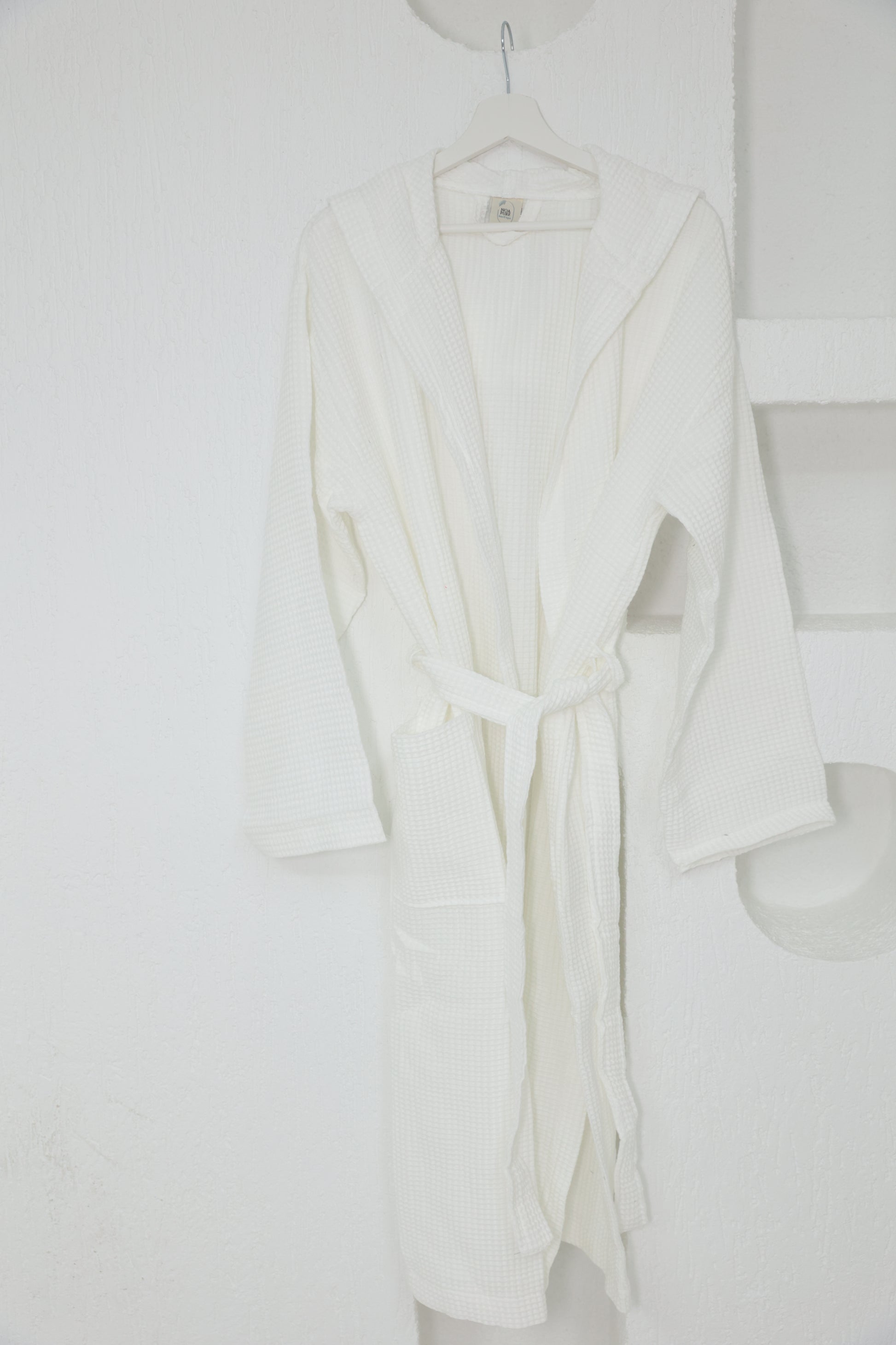 WAFFLE WHITE WBATHROBE image 2