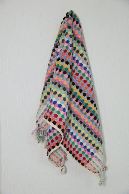 HAND TOWEL - COLORFUL DOTTED image 0