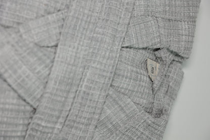 WAFFLE GRAY BATHROBE image 3