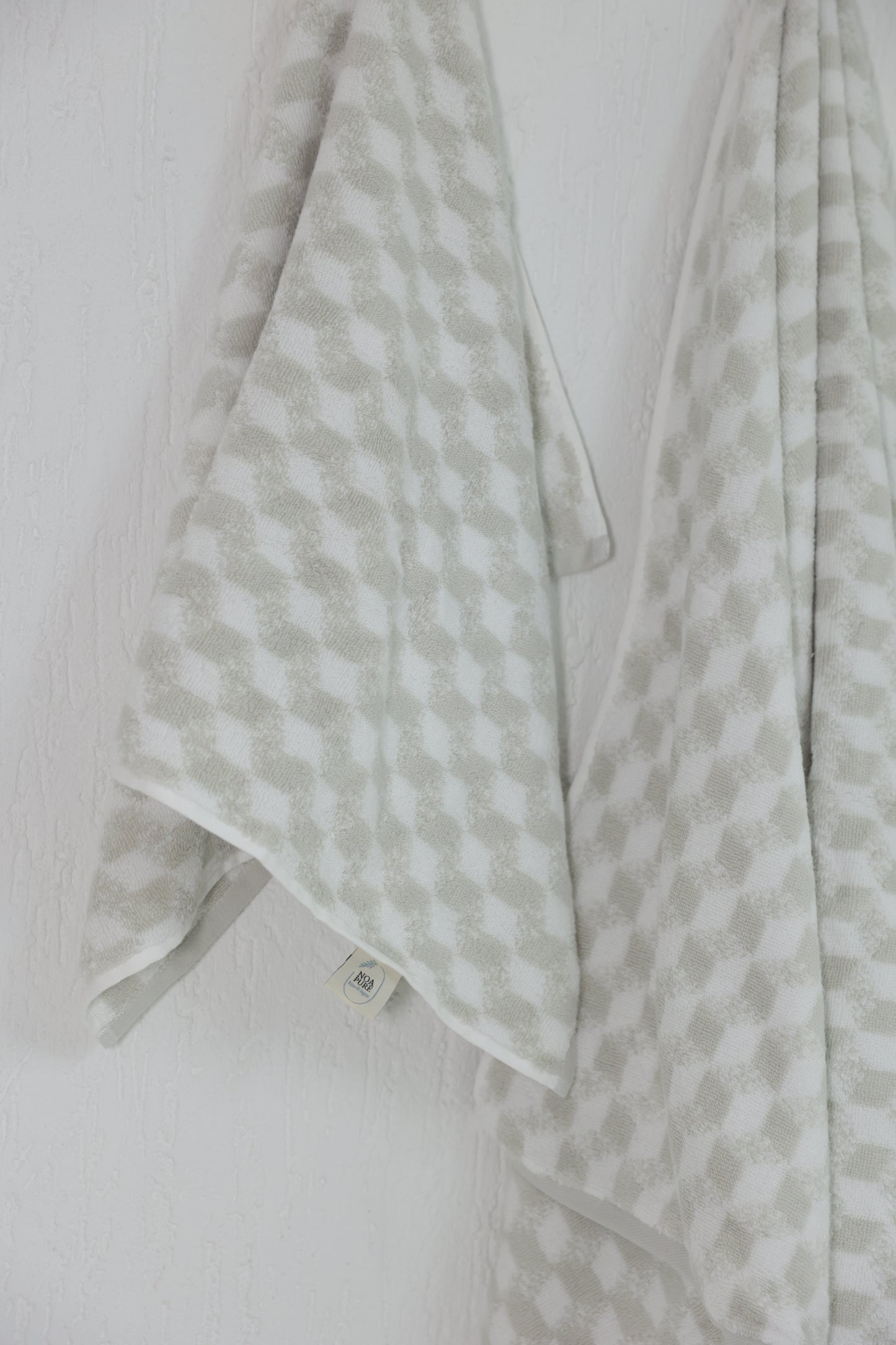 BATH AND HAND TOWEL SET MODEL 7 (2-PIECE) image 1