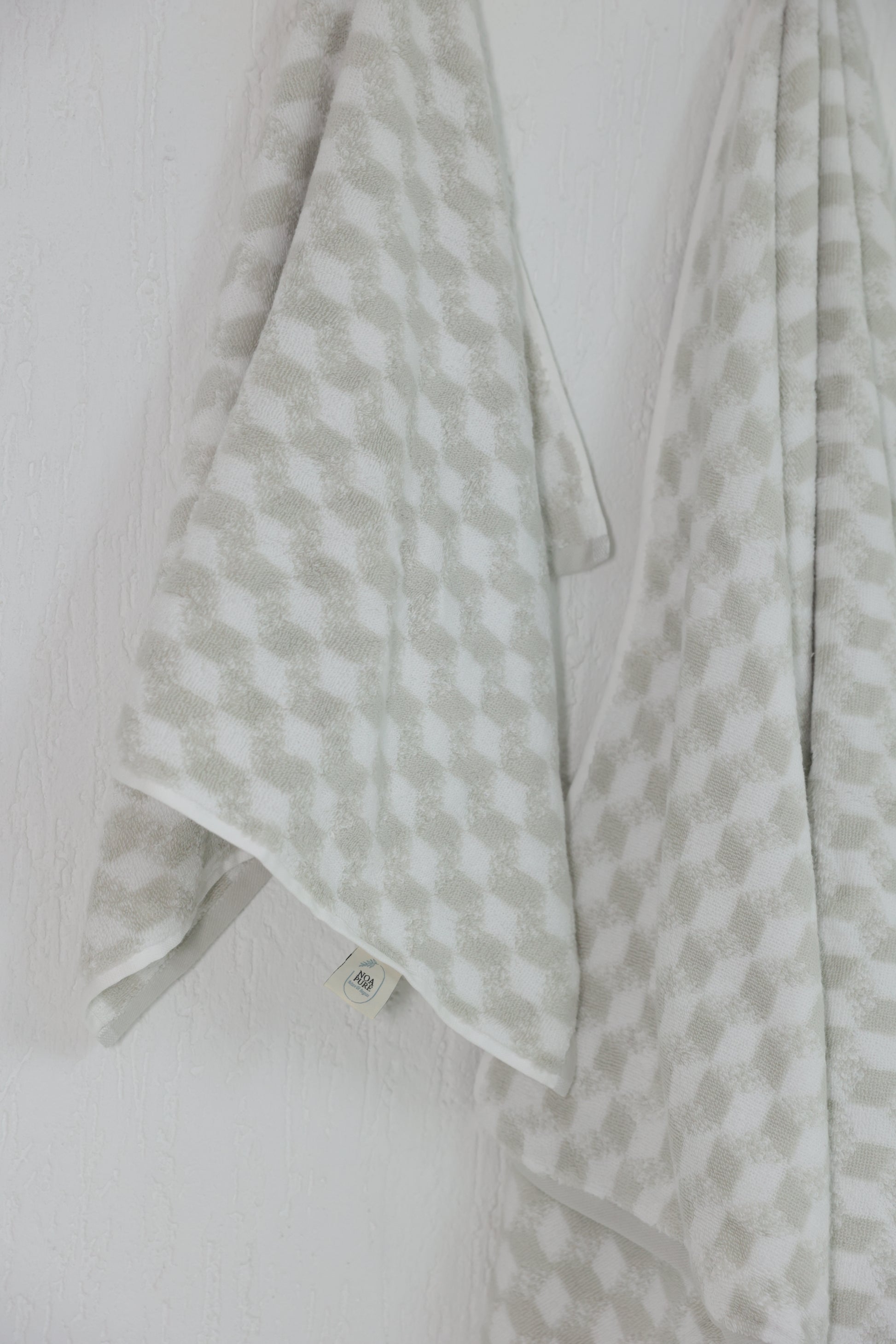 BATH AND HAND TOWEL SET MODEL 7 (2-PIECE) image 1