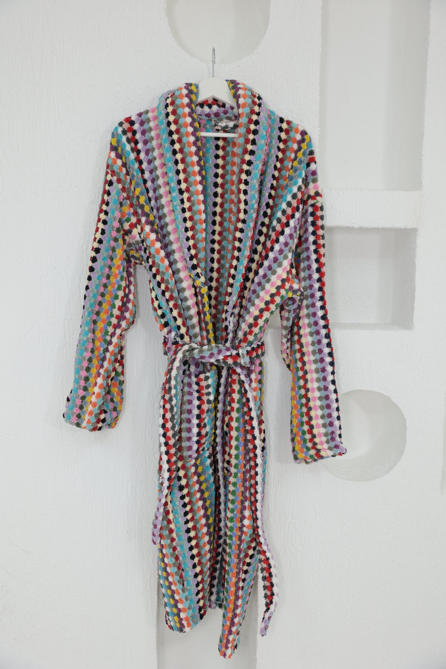 THICK COLORFUL BATHROBE image 0