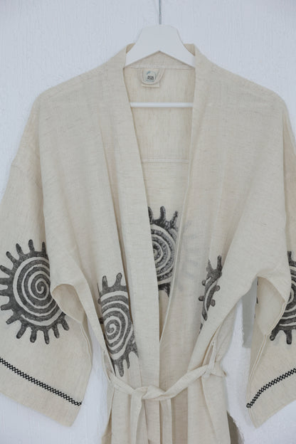 LINEN BATHROBE image 3