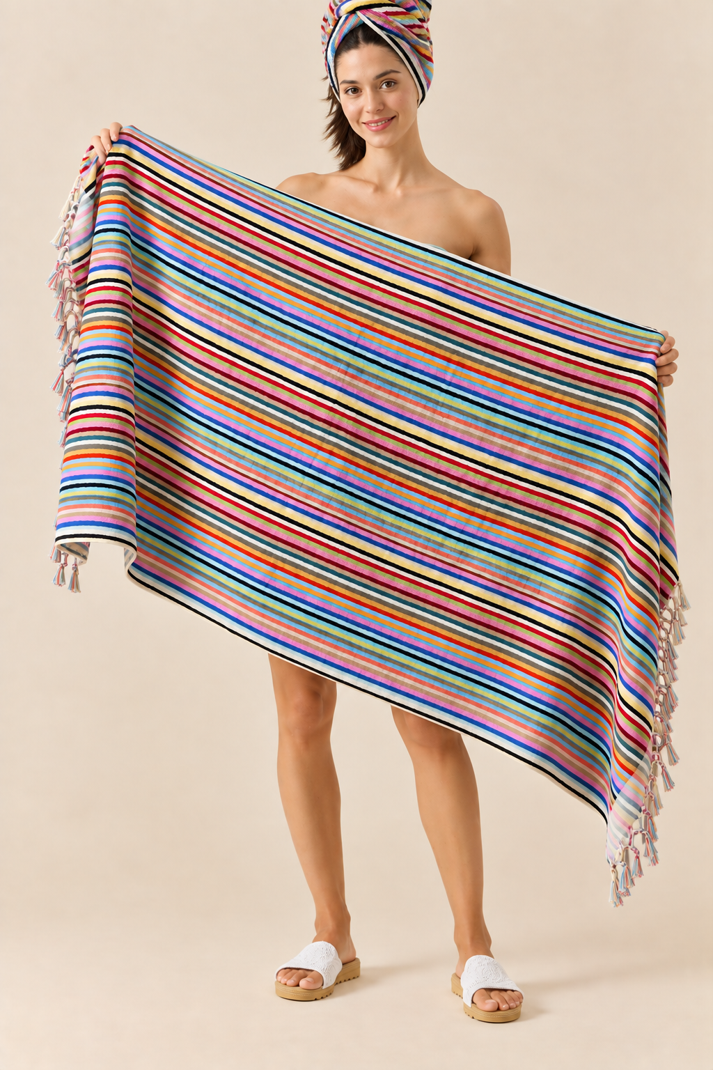 Heritage Stripe Bath Towel