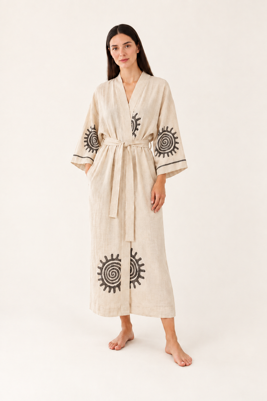 Linen Bathrobe