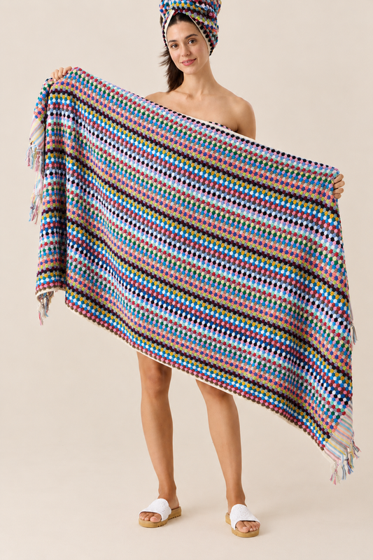 Mosaic Bath Towel