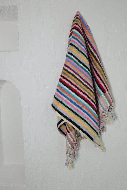 HAND TOWEL - COLORFUL STRIPED image 2