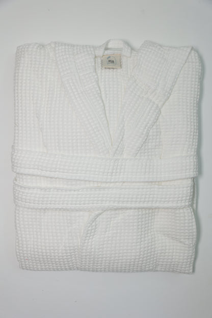 WAFFLE WHITE WBATHROBE image 3