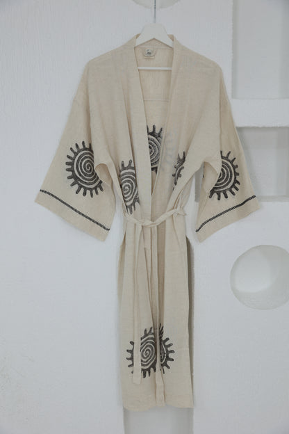LINEN BATHROBE image 0