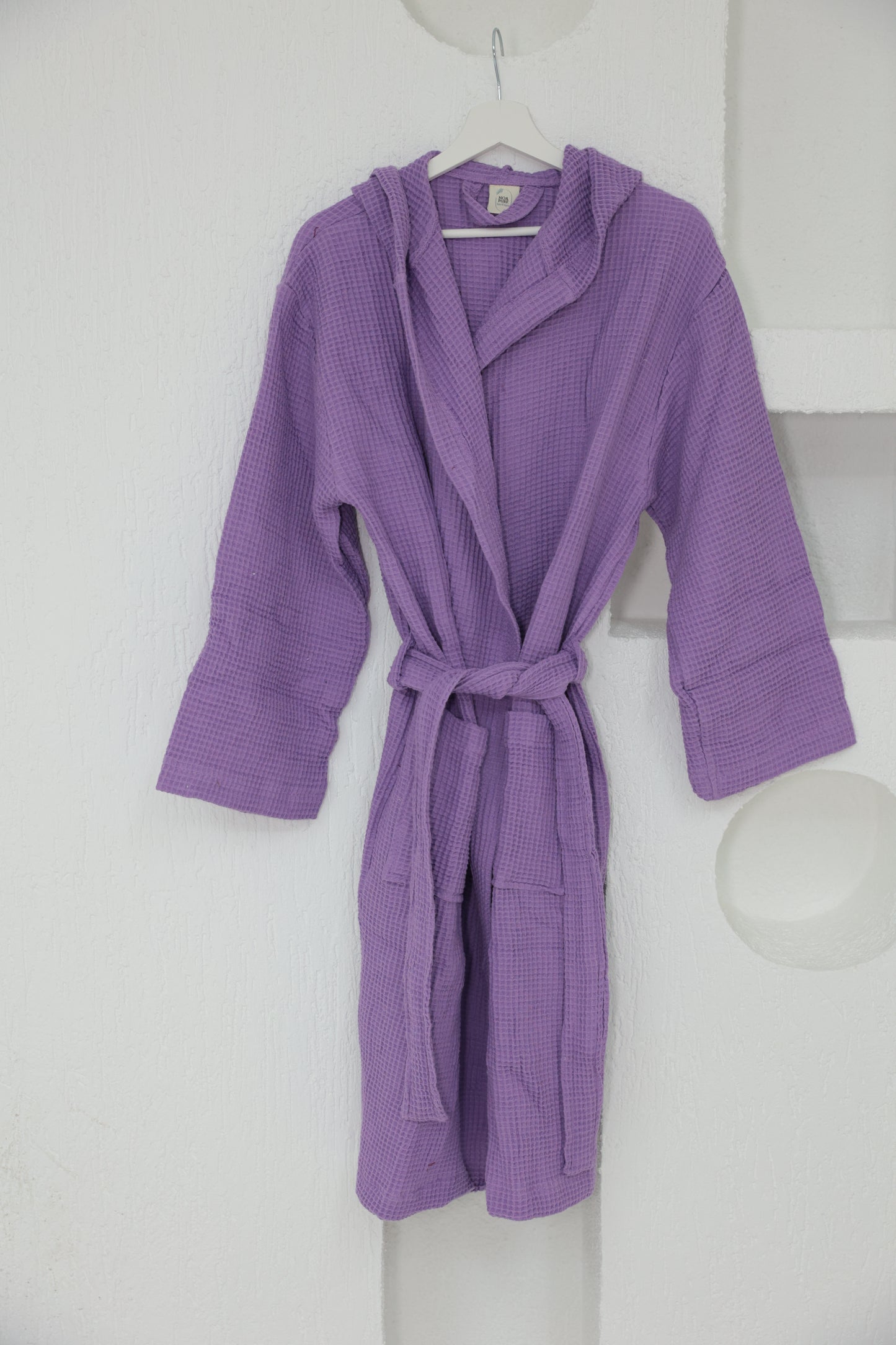 WAFFLE PURPLE BATHROBE image 0