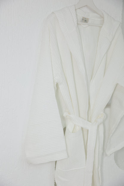 WAFFLE WHITE WBATHROBE image 1