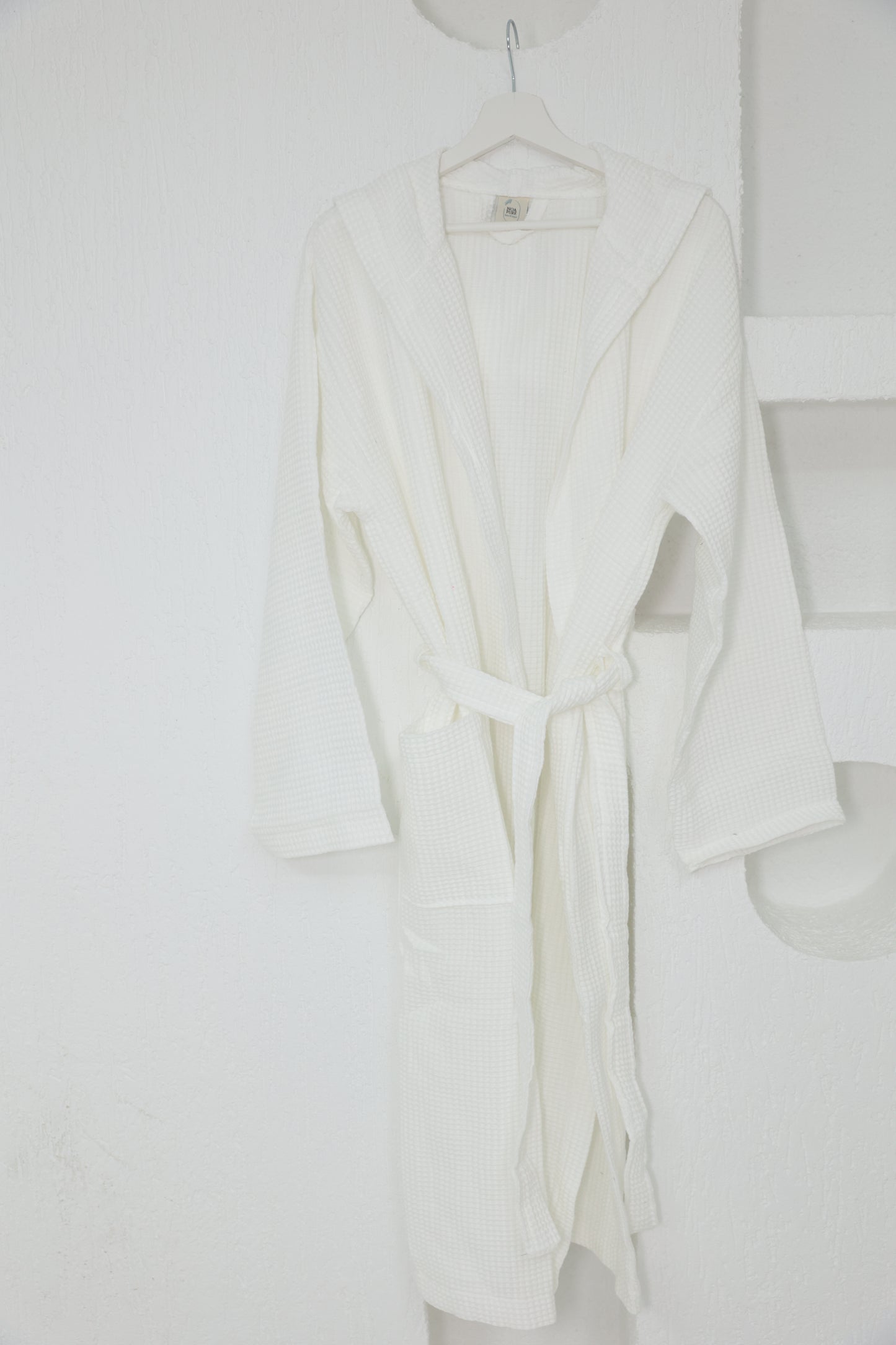 WAFFLE WHITE WBATHROBE image 0
