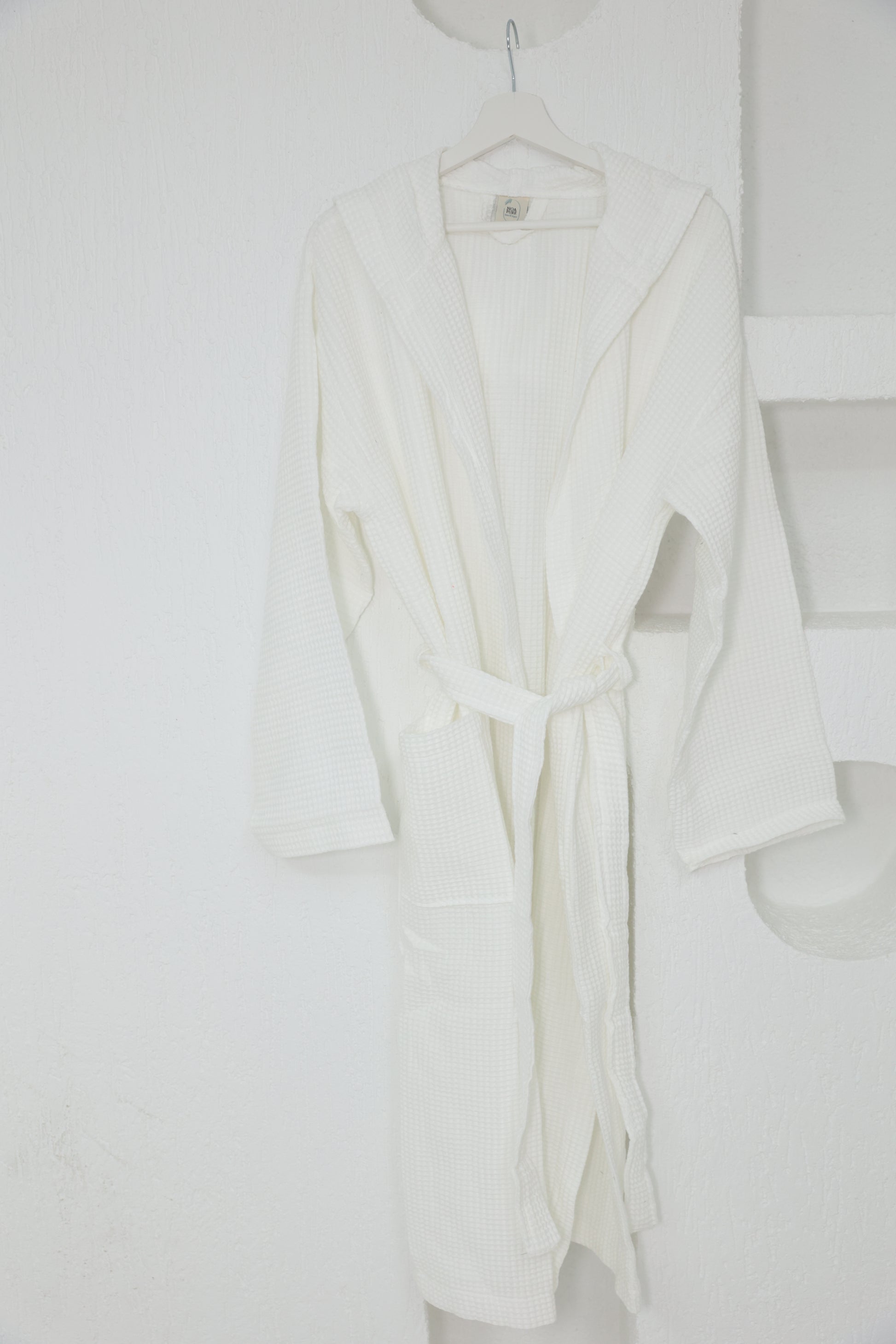 WAFFLE WHITE WBATHROBE image 0
