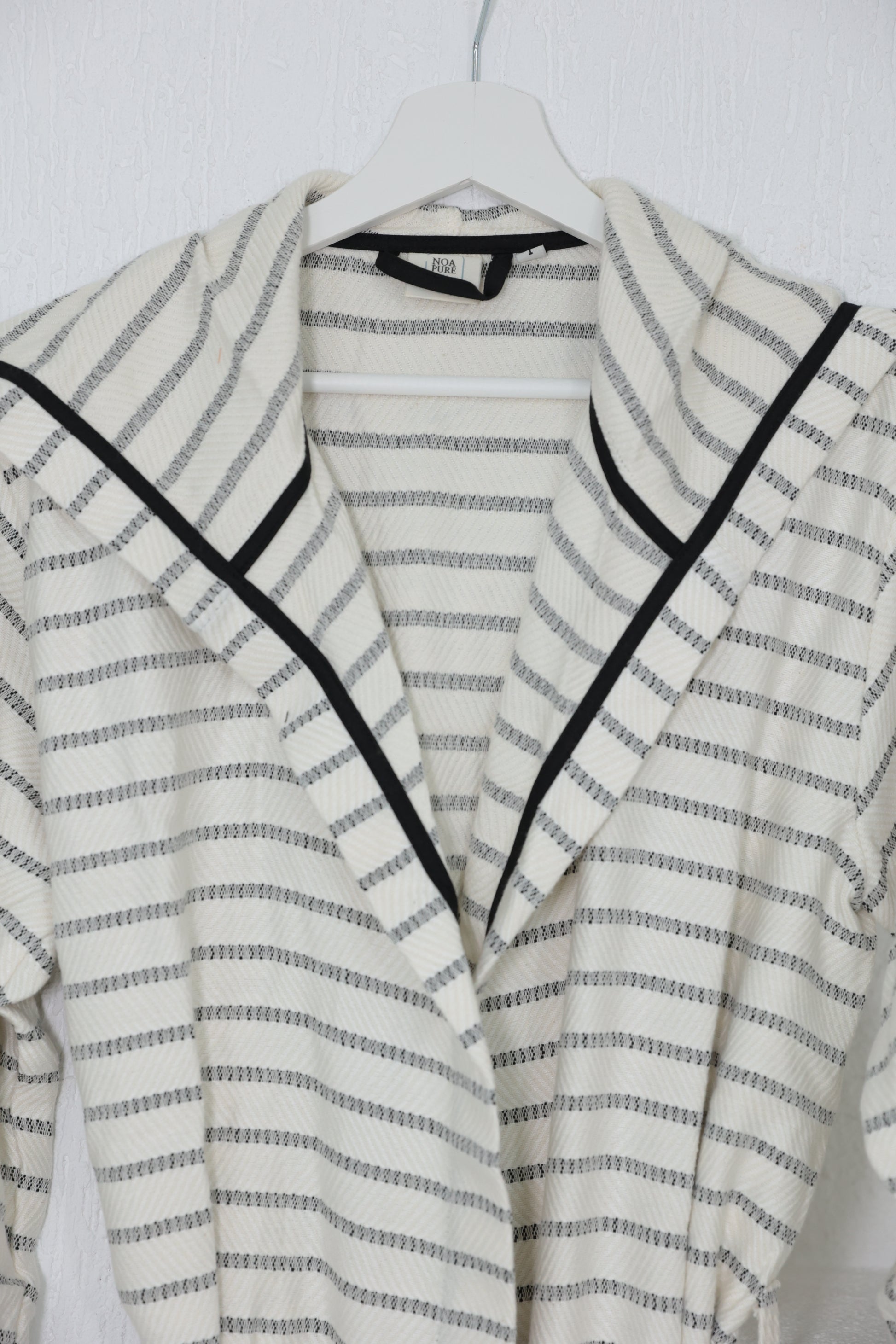 COTTON BLACK&WHITE BATHROBE image 3