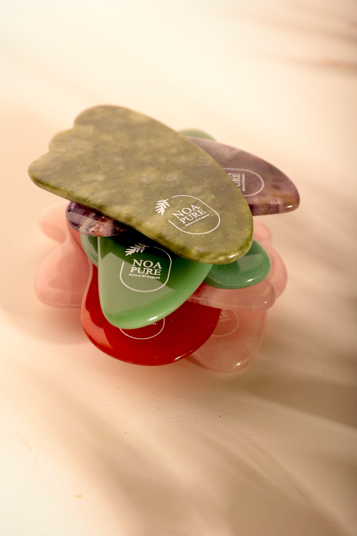 Gua Sha Stone – natural stone facial massage tool, view 7