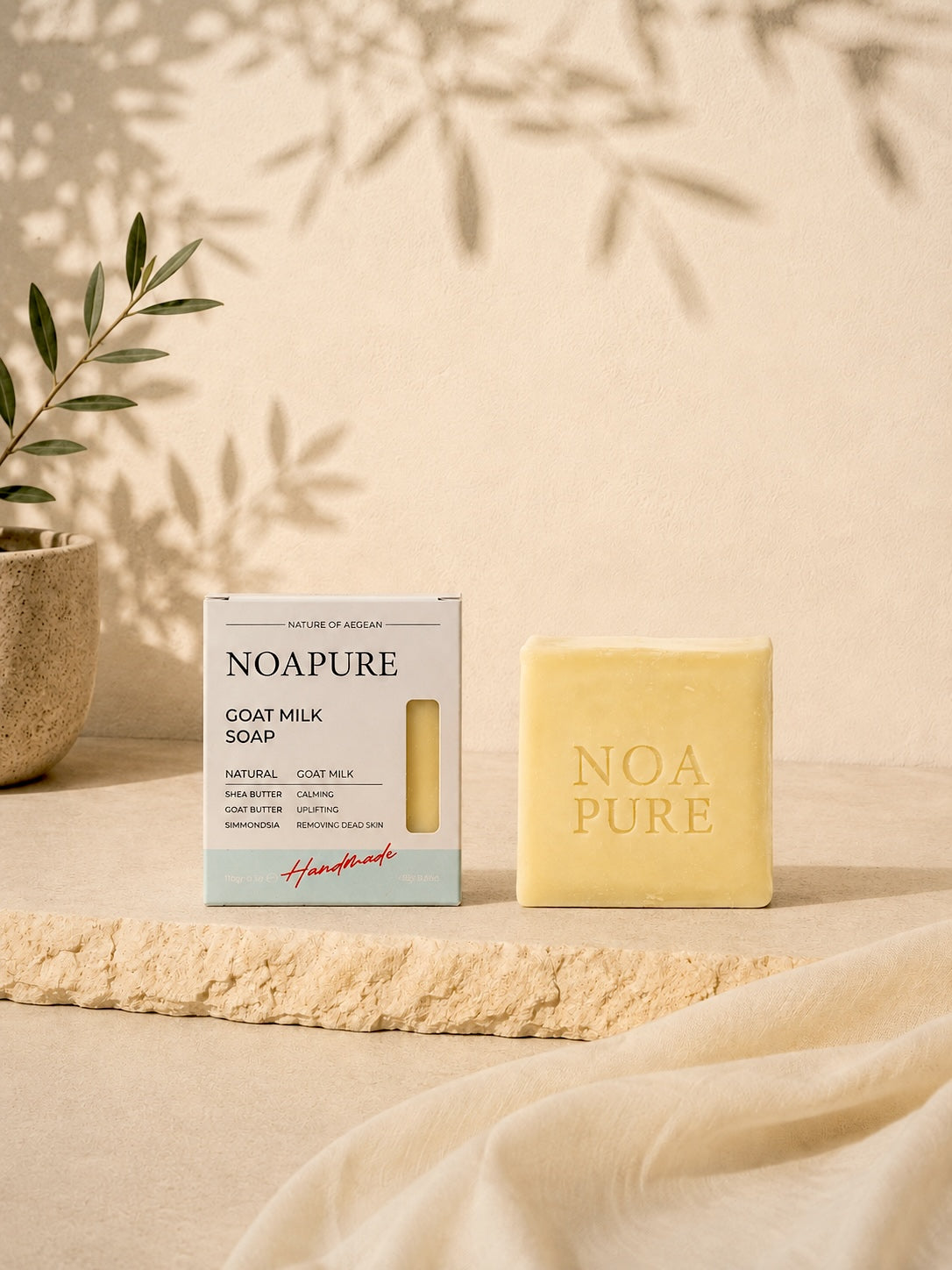 Nourish Soap Bar Bundle – handmade soap trio gift bundle with Red Clay, Goat Milk and Fig Oil bars, view 4