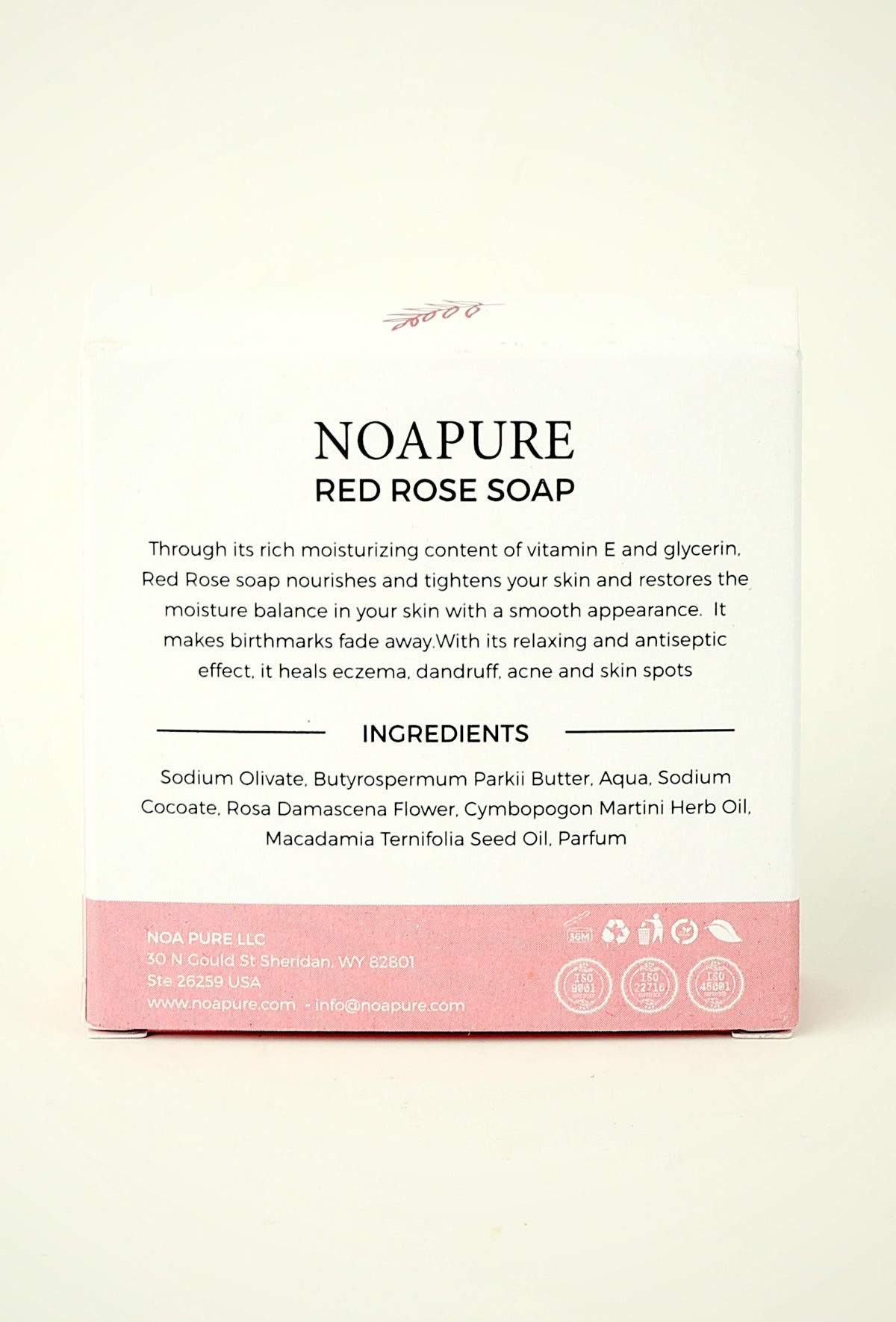 Red Rose Soap Bar