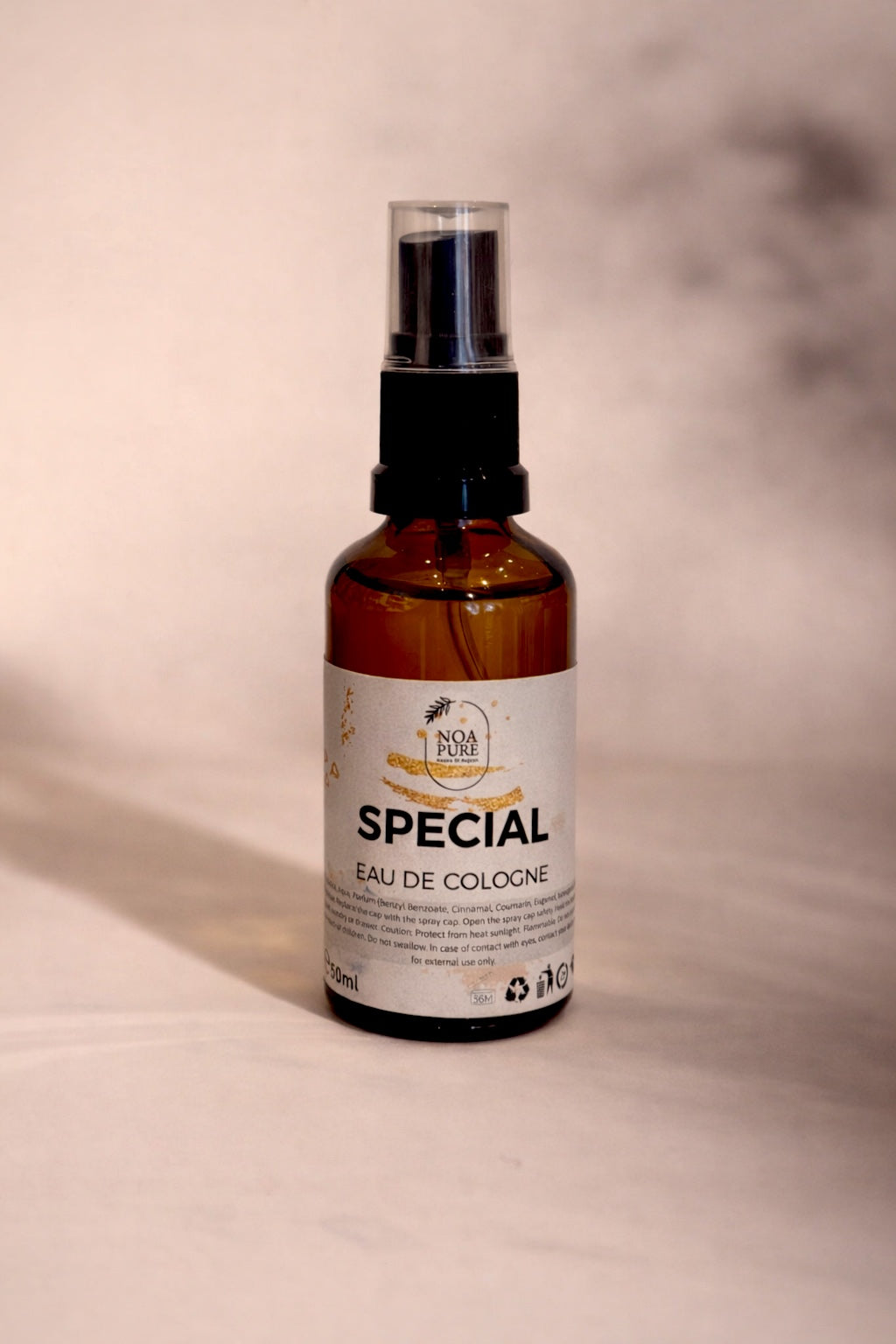 Special Dust Eau de Cologne 50 ml – travel-size Aegean kolonya with citrus and powdery notes | NoaPure
