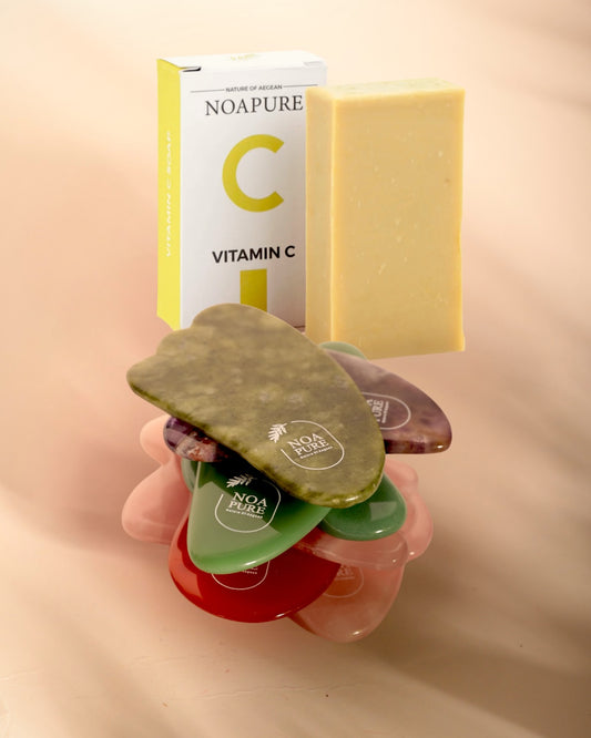 Vitamin C Facial Bar & Gua Sha Ritual Bundle Set