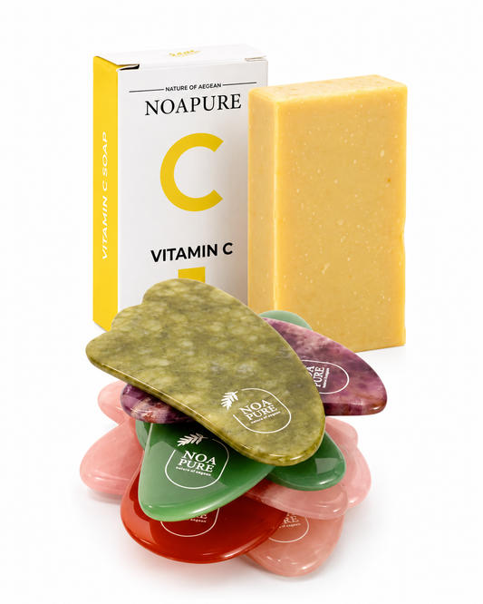 Vitamin C Facial Bar & Gua Sha Ritual Bundle Set