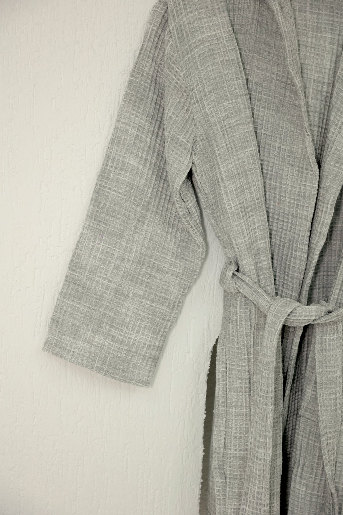Waffle Gray Bathrobe
