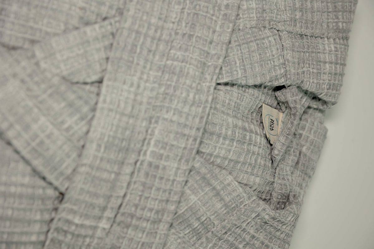 Waffle Gray Bathrobe