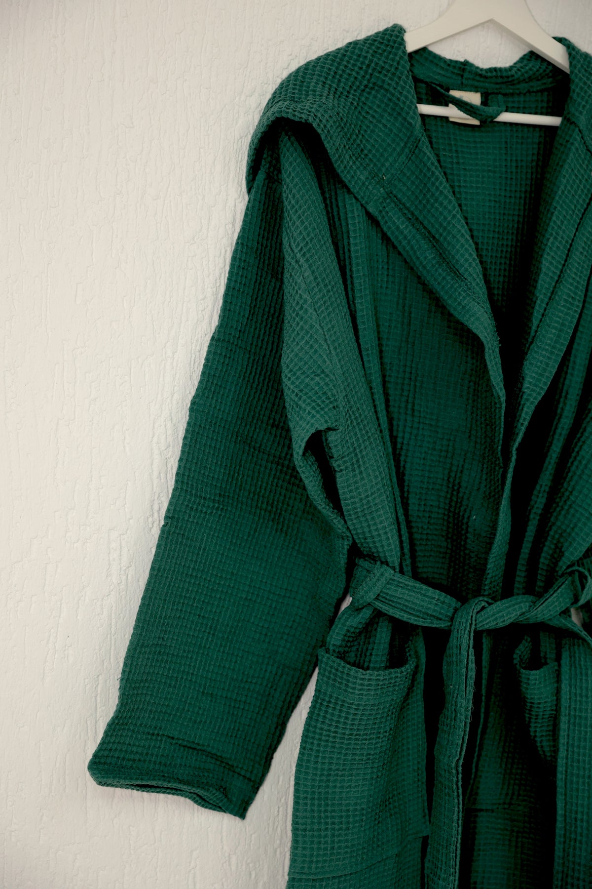 Waffle Green Bathrobe